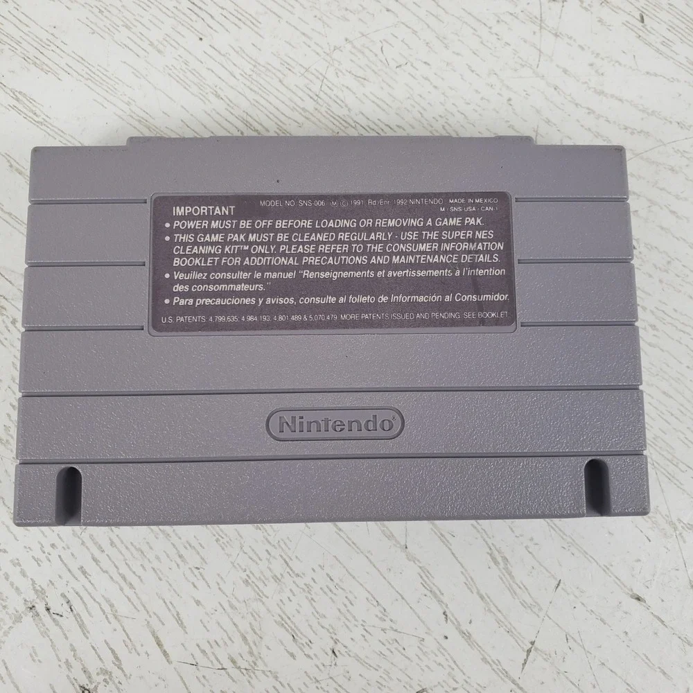 Emmitt Smith Football SNES Super Nintendo Game Cartridge‎ JVC SNS-AESE-USA